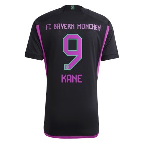 Bayern Munich Harry Kane #9 Replica Away Stadium Shirt 2023-24 Short Sleeve